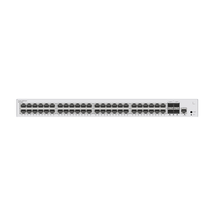 Switch de Acceso Gigabit Administrable PoE Capa 2 / 48 puertos 10/100/1000 Mbps (PoE) / 4 Puertos 1GE SFP Uplink / ERPS / IMGP Snooping / DHCP Snooping / PoE Perpetuo / 380W / Administración Nube Gratis