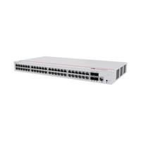 Switch de Acceso Gigabit Administrable PoE Capa 2 / 48 puertos 10/100/1000 Mbps (PoE) / 4 Puertos 1GE SFP Uplink / ERPS / IMGP Snooping / DHCP Snooping / PoE Perpetuo / 380W / Administración Nube Gratis