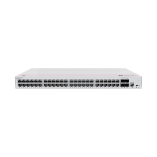 Switch de Acceso Gigabit Administrable PoE Capa 2 / 48 puertos 10/100/1000 Mbps (PoE) / 4 Puertos 10GE SFP+ Uplink / ERPS / IMGP Snooping / DHCP Snooping / PoE Perpetuo / 380W / Administración Nube Gratis