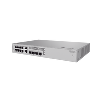 Switch de Acceso eKit Administrable / Capa 2 / 6 Puertos PoE+ Gigabit + 2 Puertos PoE+ Multi-Gigabit (2.5 Gbps) + 2 Puertos Gigabit + 2 Puertos SFP + 2 Puertos SFP+ / PoE Perpetuo / Presupuesto PoE 128 W / Sin licenciamiento