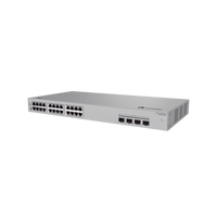 Switch de Acceso Gigabit Administrable PoE Capa 2 / 24 puertos 10/100/1000 Mbps (PoE) / 4 Puertos 2.5GE SFP Uplink  / ERPS / IMGP Snooping / DHCP Snooping / PoE Perpetuo / 400 W / Administración Nube Gratis