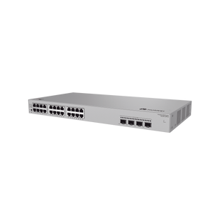 Switch de Acceso Gigabit Administrable PoE Capa 2 / 24 puertos 10/100/1000 Mbps (PoE) / 4 Puertos 2.5GE SFP Uplink  / ERPS / IMGP Snooping / DHCP Snooping / PoE Perpetuo / 400 W / Administración Nube Gratis