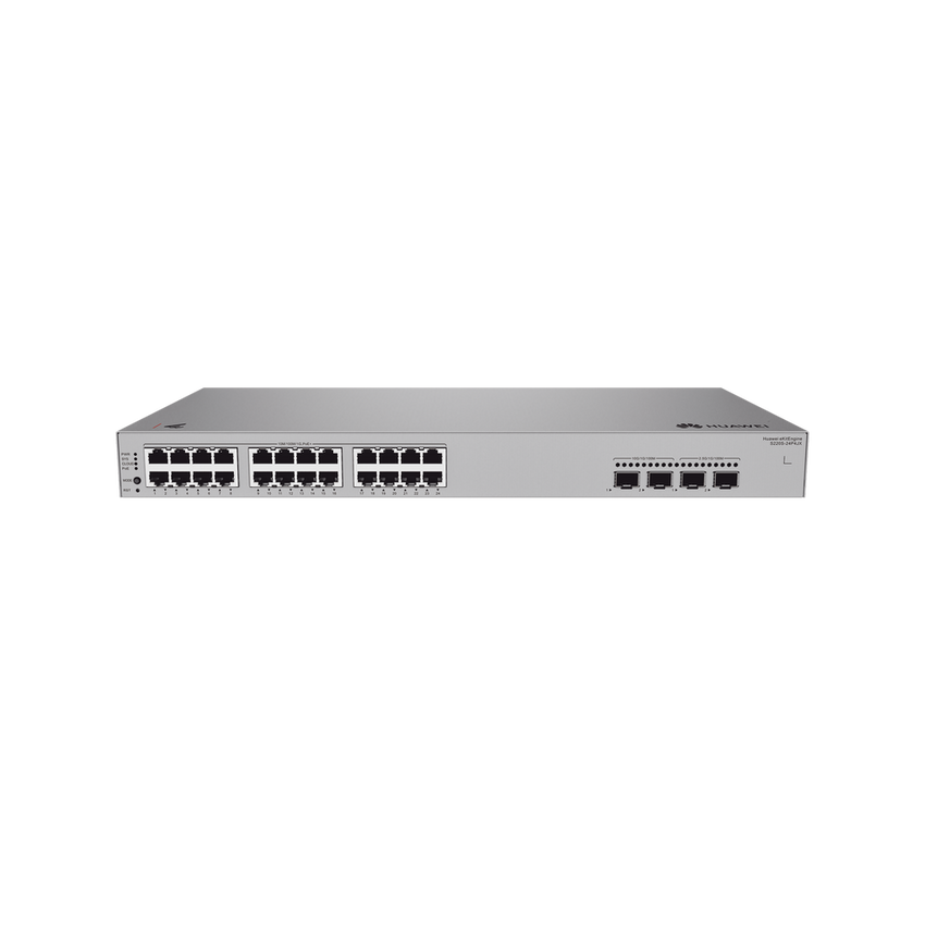 Switch de Acceso eKit Administrable / Capa 2 / 24 Puertos PoE+ Gigabit + 2 Puertos SFP(2.5 Gbps) + 2 Puertos SFP+(10 Gbps) / PoE Perpetuo / Presupuesto PoE 400 W / Sin licenciamiento