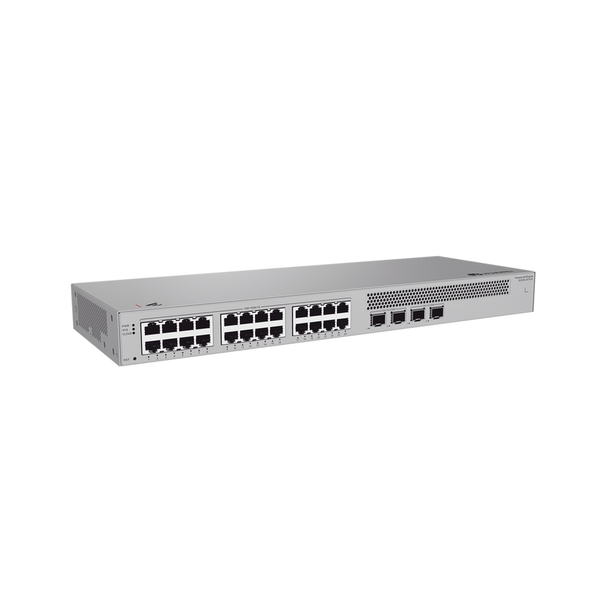 Switch de Acceso Gigabit Administrable Capa 2 / 24 puertos 10/100/1000 Mbps / 2 Puertos 2.5GE SFP + 2 Puertos 10GE SFP+ Uplink  / ERPS / IMGP Snooping / DHCP Snooping / Administración Nube Gratis