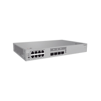 Switch de Acceso Gigabit Administrable PoE Capa 2 / 8 puertos 10/100/1000 Mbps (PoE) / 4 Puertos 2.5GE SFP Uplink  / ERPS / IMGP Snooping / DHCP Snooping / PoE Perpetuo / 128 W / Administración Nube Gratis