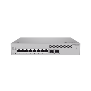 Switch de Acceso Gigabit Administrable Capa 2 / 8 puertos 10/100/1000 Mbps / 2 Puertos 10GE SFP Uplink  / ERPS / IMGP Snooping / DHCP Snooping / Administración Nube Gratis