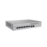 Switch de Acceso Gigabit Administrable Capa 2 / 8 puertos 10/100/1000 Mbps / 2 Puertos 10GE SFP Uplink  / ERPS / IMGP Snooping / DHCP Snooping / Administración Nube Gratis