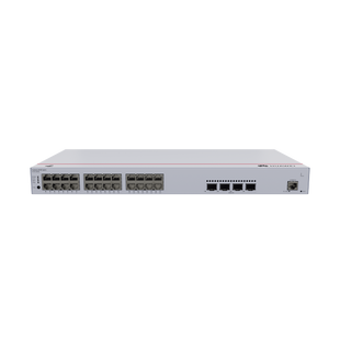 Switch de Distribución/Core Gigabit Administrable PoE Capa 3 / 24 puertos 10/100/1000 Mbps (PoE) / 4 Puertos 10GE SFP+ Uplink / ERPS / Rutas Estáticas / iStack / PoE Perpetuo / 400W / Administración Nube Gratis