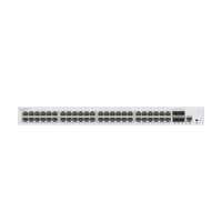 Switch de Distribución/Core Gigabit Administrable PoE Capa 3 / 48 puertos 10/100/1000 Mbps (PoE) / 4 Puertos 1GE SFP Uplink / ERPS / Rutas Estáticas / iStack / PoE Perpetuo / 380W / Administración Nube Gratis