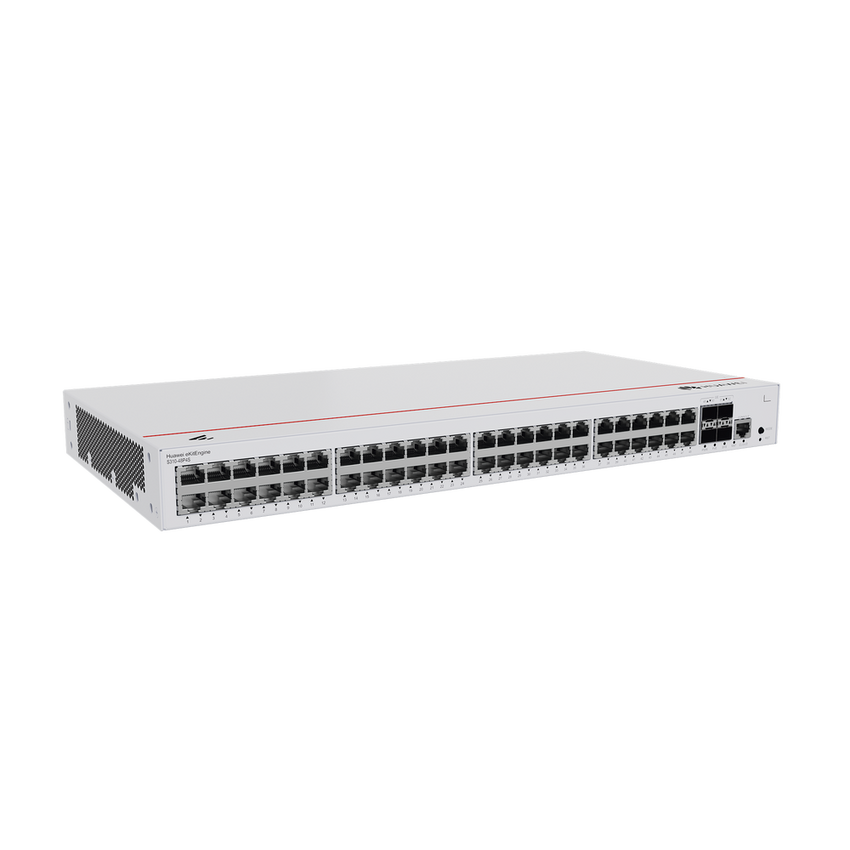 Switch de Distribución/Core Gigabit Administrable PoE Capa 3 / 48 puertos 10/100/1000 Mbps (PoE) / 4 Puertos 1GE SFP Uplink / ERPS / Rutas Estáticas / iStack / PoE Perpetuo / 380W / Administración Nube Gratis