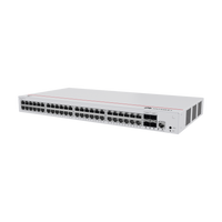 Switch de Distribución/Core Gigabit Administrable PoE Capa 3 / 48 puertos 10/100/1000 Mbps (PoE) / 4 Puertos 1GE SFP Uplink / ERPS / Rutas Estáticas / iStack / PoE Perpetuo / 380W / Administración Nube Gratis