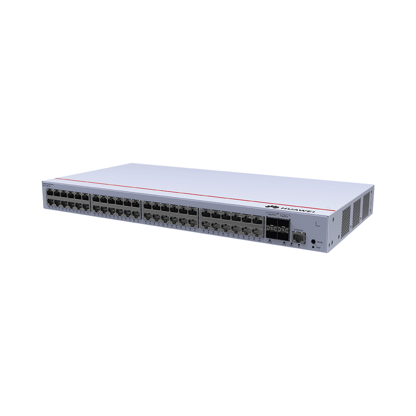 Switch de Distribución/Core Gigabit Administrable  Capa 3 / 48 puertos 10/100/1000 Mbps  / 4 Puertos 1GE SFP Uplink / ERPS / Rutas Estáticas / iStack / Administración Nube Gratis