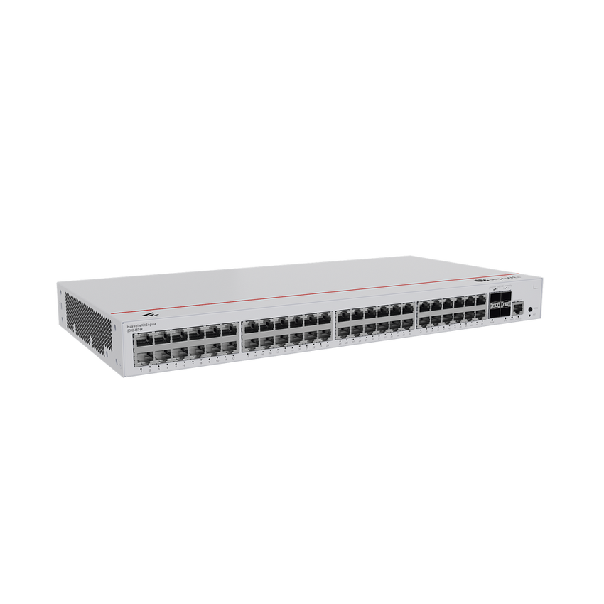 Switch de Distribución/Core Gigabit Administrable  Capa 3 / 48 puertos 10/100/1000 Mbps  / 4 Puertos 10GE SFP+ Uplink / ERPS / Rutas Estáticas / iStack / Administración Nube Gratis