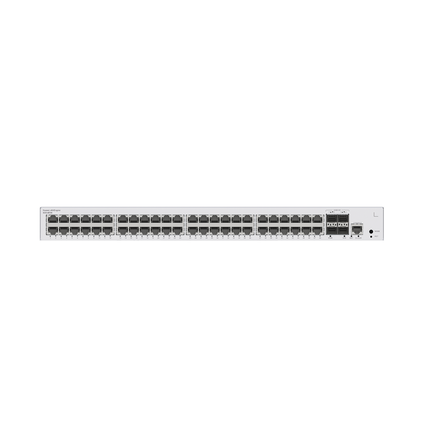 Switch de Distribución/Core Gigabit Administrable  Capa 3 / 48 puertos 10/100/1000 Mbps  / 4 Puertos 10GE SFP+ Uplink / ERPS / Rutas Estáticas / iStack / Administración Nube Gratis