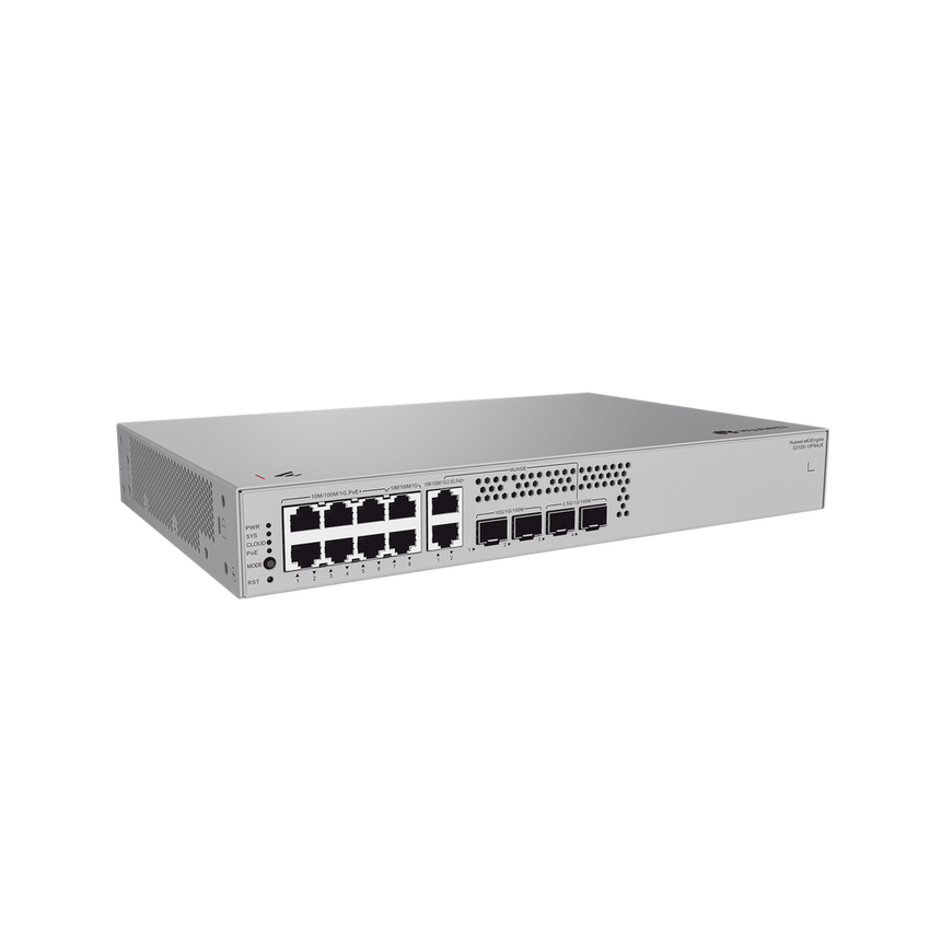Switch de Acceso eKit Administrable  / Capa 2+ / 6 Puertos PoE+ Gigabit + 2 Puertos PoE+ Multi-Gigabit (2.5 Gbps) + 2 Puertos Gigabit + 2 Puertos SFP + 2 Puertos SFP+ / PoE Perpetuo / Presupuesto PoE 128 W / Sin licenciamiento