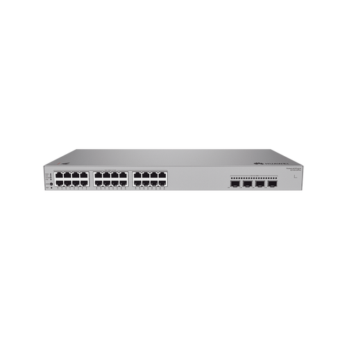 Switch de Acceso Gigabit Administrable PoE Capa 2+ / 24 puertos 10/100/1000 Mbps (PoE) / 4 Puertos 2.5GE SFP Uplink  / ERPS / Rutas Estáticas / PoE Perpetuo / 400 W / Administración Nube Gratis