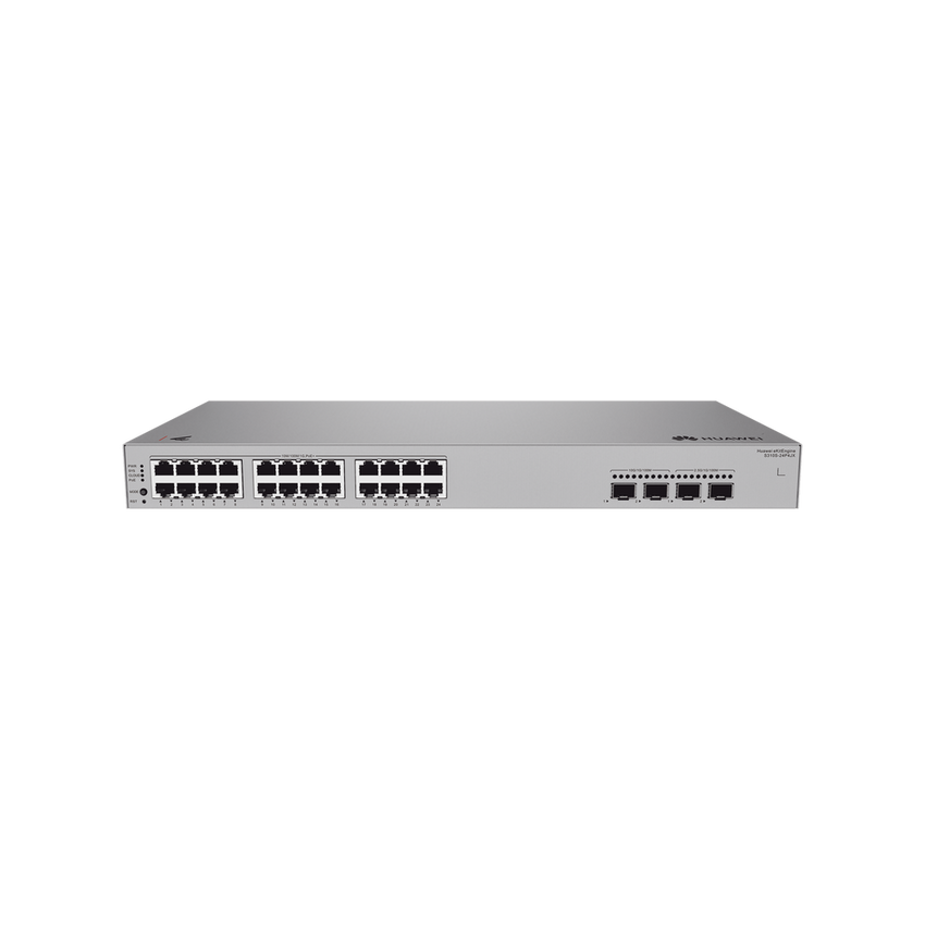 Switch de Acceso eKit Administrable / Capa 2+ / 24 Puertos PoE+ Gigabit + 2 Puertos SFP(2.5 Gbps) + 2 Puertos SFP+(10 Gbps) / PoE Perpetuo / Presupuesto PoE 400 W / Sin licenciamiento