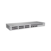 Switch de Acceso Gigabit Administrable Capa 2+ / 24 puertos 10/100/1000 Mbps / 2 Puertos 2.5GE SFP + 2 Puertos 10GE SFP+ Uplink  / ERPS / Rutas Estáticas / Administración Nube Gratis