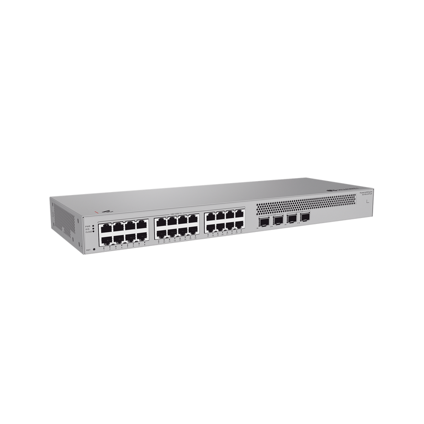 Switch de Acceso Gigabit Administrable Capa 2+ / 24 puertos 10/100/1000 Mbps / 2 Puertos 2.5GE SFP + 2 Puertos 10GE SFP+ Uplink  / ERPS / Rutas Estáticas / Administración Nube Gratis