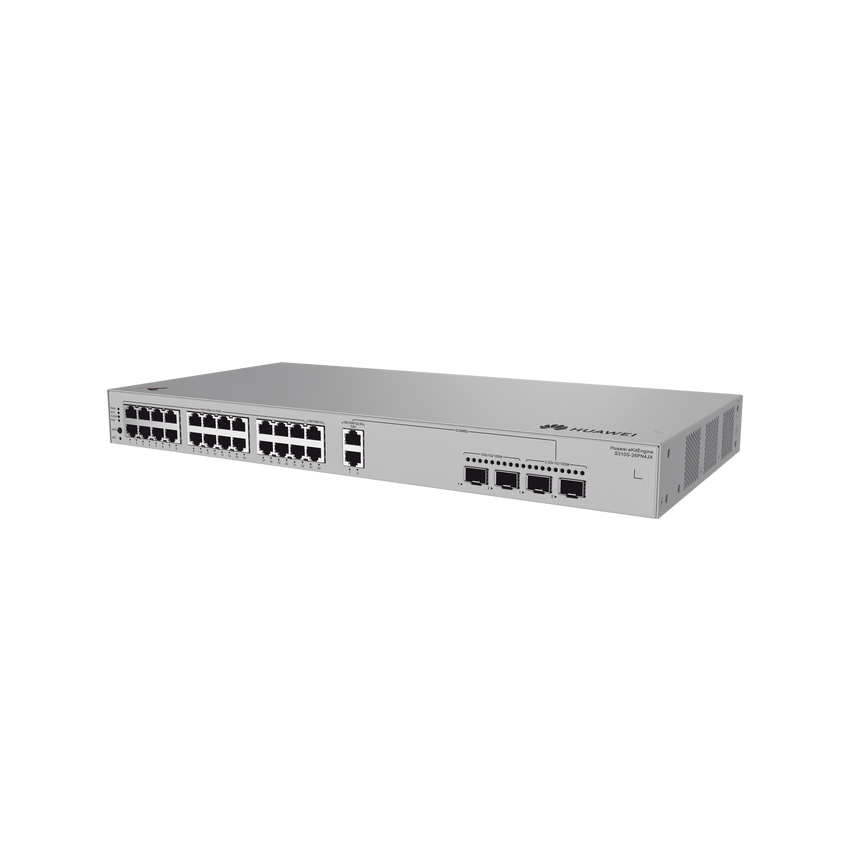 Switch Gigabit Administrable PoE Capa 3 / 24 Puertos 10/100/1000 Mbps (22 PoE) / 2 Puertos 2.5GE (PoE) combo 2 Puertos SFP 2.5GE /2 Puertos SFP+ 10GE / 400W / PoE Perpetuo / iStack / Administración Nube Gratis