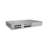 Switch de Acceso Gigabit Administrable PoE Capa 2+ / 8 puertos 10/100/1000 Mbps (PoE) / 2 Puertos 2.5GE SFP + 2 Puertos 10GE SFP+ Uplink  / ERPS / Rutas Estáticas / PoE Perpetuo / 128 W / Administración Nube Gratis