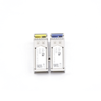Transceptores MiniGbic SFP 1.25G LC WDM para fibra Mono Modo 20 Kms