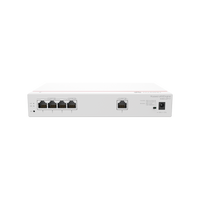 Router Multi-Servicio / 1 puerto 10/100/1000 Mbps(WAN) / 4 puertos 10/100/1000 Mbps(LAN) PoE+ (802.3af/at) / 50W / Rendimiento 1 Gbps / Controla hasta 32 APs / Hasta 150 Clientes / Administración Nube Gratis