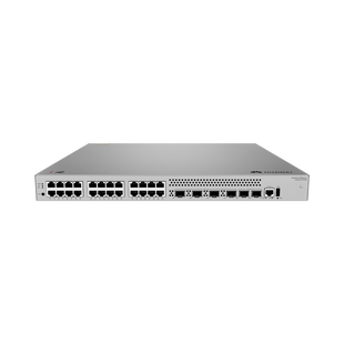 Switch Empresarial Core Gigabit Administrable  Capa 3 / 24 Puertos 10/100/1000 Mbps / 4 Puertos 10GE SFP+ Uplink / 2 Puertos 10GE SFP+ (Stack) / ERPS / Ruteo Dinamico (RIP, OSPF, IS-IS y BGP)  / iStack / Administración Nube Gratis