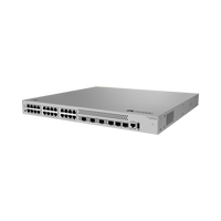 Switch Empresarial Core Gigabit Administrable  Capa 3 / 24 Puertos 10/100/1000 Mbps / 4 Puertos 10GE SFP+ Uplink / 2 Puertos 10GE SFP+ (Stack) / ERPS / Ruteo Dinamico (RIP, OSPF, IS-IS y BGP)  / iStack / Administración Nube Gratis