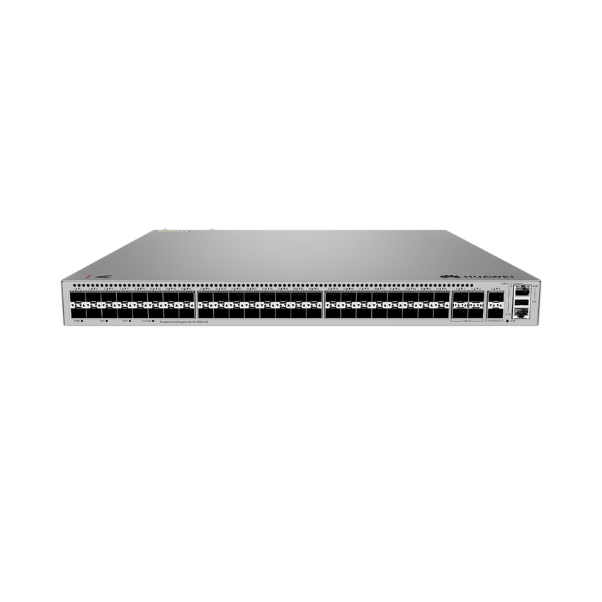 Switch Empresarial Core Gigabit Administrable  Capa 3 / 48 puertos 1GE SFP / 4 Puertos 10GE SFP+ Uplink / 2 Puertos 10GE SFP+ (Stack) / ERPS / Ruteo Dinamico (RIP, OSPF, IS-IS y BGP)  / iStack / Administración Nube Gratis