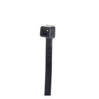Cincho de Nylon 6.6 StrongHold™, 188mm largo x 4.8mm ancho, Color Negro, Exterior Resistente a Rayos UV, Paquete de 1000pz
