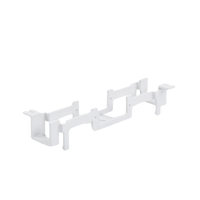 Bracket para Montaje de Regleta S66, Acepta 1 Regleta M150 y 1 Conector de 25 Pares de Cada Lado