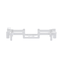 Bracket para Montaje de Regleta S66, Acepta 1 Regleta M150 y 1 Conector de 25 Pares de Cada Lado