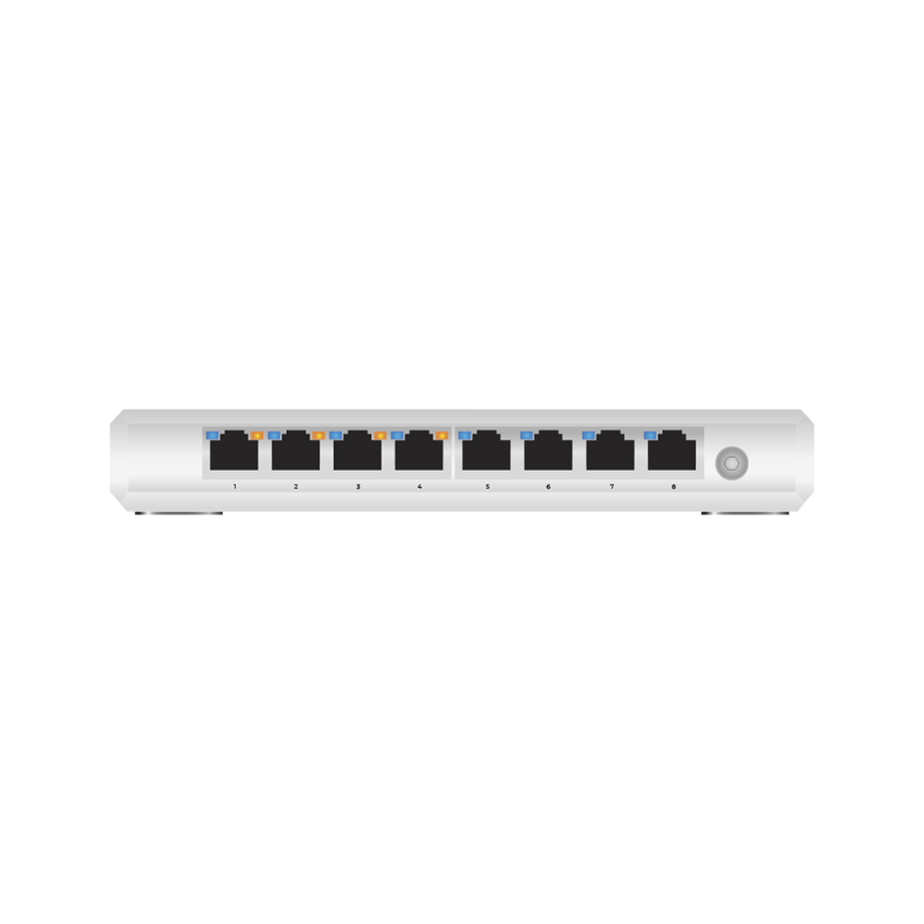 Switch Gigabit PoE+ Administrable / 8 puertos 10/100/1000 Mbps (4 de ellos PoE+ 802.3af/at) / Hasta 60W / Administración nube gratuita / Presupuesto de 60W