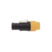 POWERCOM,  línea, neutro y conexión a tierra de seguridad preadaptada IP65 Color Negro