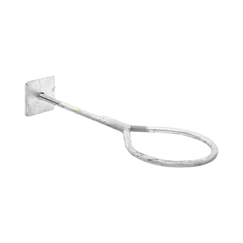 Ancla con Aro, largo: 40 cm. de 1/2" de espesor para Losa o Pared. Galvanizado por Inmersión.
