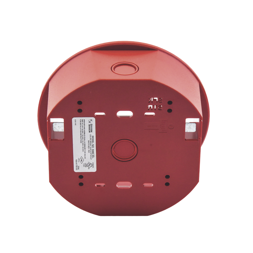 Caja de Montaje en Techo, para Sirena, Color Rojo, Nuevo Diseño Moderno y Elegante