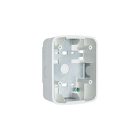 Caja de Montaje en Pared para Bocina y Bocina con Lampara Estroboscopica, Color Blanco