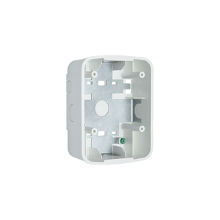 Caja de Montaje en Pared para Bocina y Bocina con Lampara Estroboscopica, Color Blanco