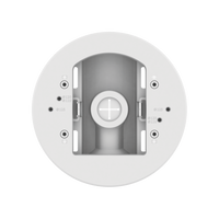 Montaje adaptador para instalacion en poste de camaras Domo y Bala serie X o P marca Hanwha