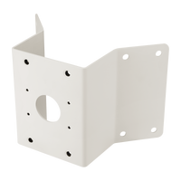 Adaptador de esquina compatible con montaje de pared SBP-300WM1, para domos fijos y PTZ Wisenet en interior o exterior