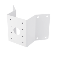 Adaptador de esquina compatible con montaje de pared SBP-300WM1, SBP-300WMW1 para domos fijos y PTZ Wisenet