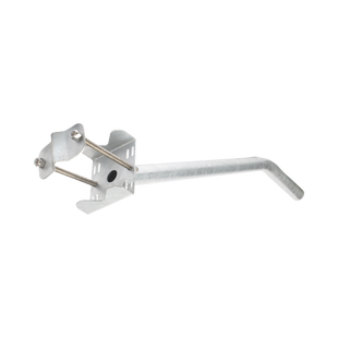 Brazo Galvanizado para Luminaria de 2" Diámetro con Abrazadera para Poste hasta 6" Diámetro.