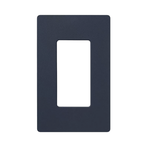 Placa de pared 1 espacio, para atenuador (dimmer), apagador ó control remoto inalámbrico LUTRON.