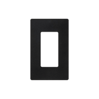Placa de pared 1 espacio, para atenuador (dimmer), apagador ó control remoto inalámbrico LUTRON.