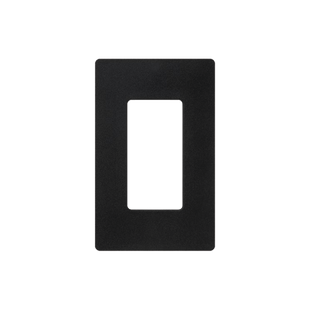 Placa de pared 1 espacio, para atenuador (dimmer), apagador ó control remoto inalámbrico LUTRON.