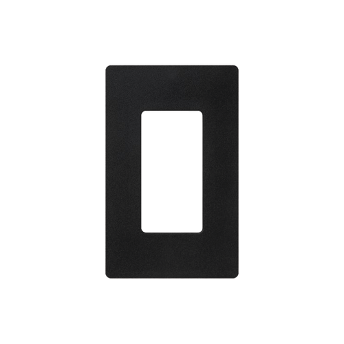 Placa de pared 1 espacio, para atenuador (dimmer), apagador ó control remoto inalámbrico LUTRON.