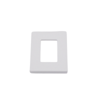 Tapa Color Blanco Satin para interruptor o dimmer Lutron, 1 gang, limpio y moderno