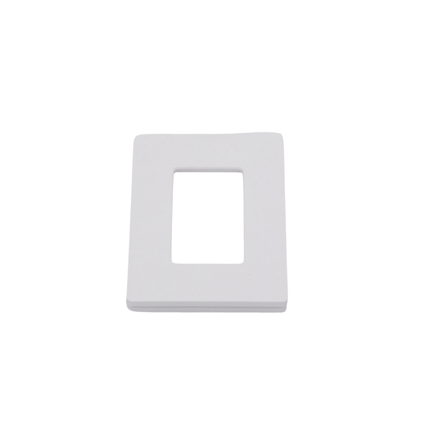 Tapa Color Blanco Satin para interruptor o dimmer Lutron, 1 gang, limpio y moderno