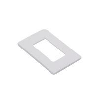 Tapa Color Blanco Satin para interruptor o dimmer Lutron, 1 gang, limpio y moderno